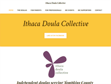 Tablet Screenshot of ithacadoulacollective.com